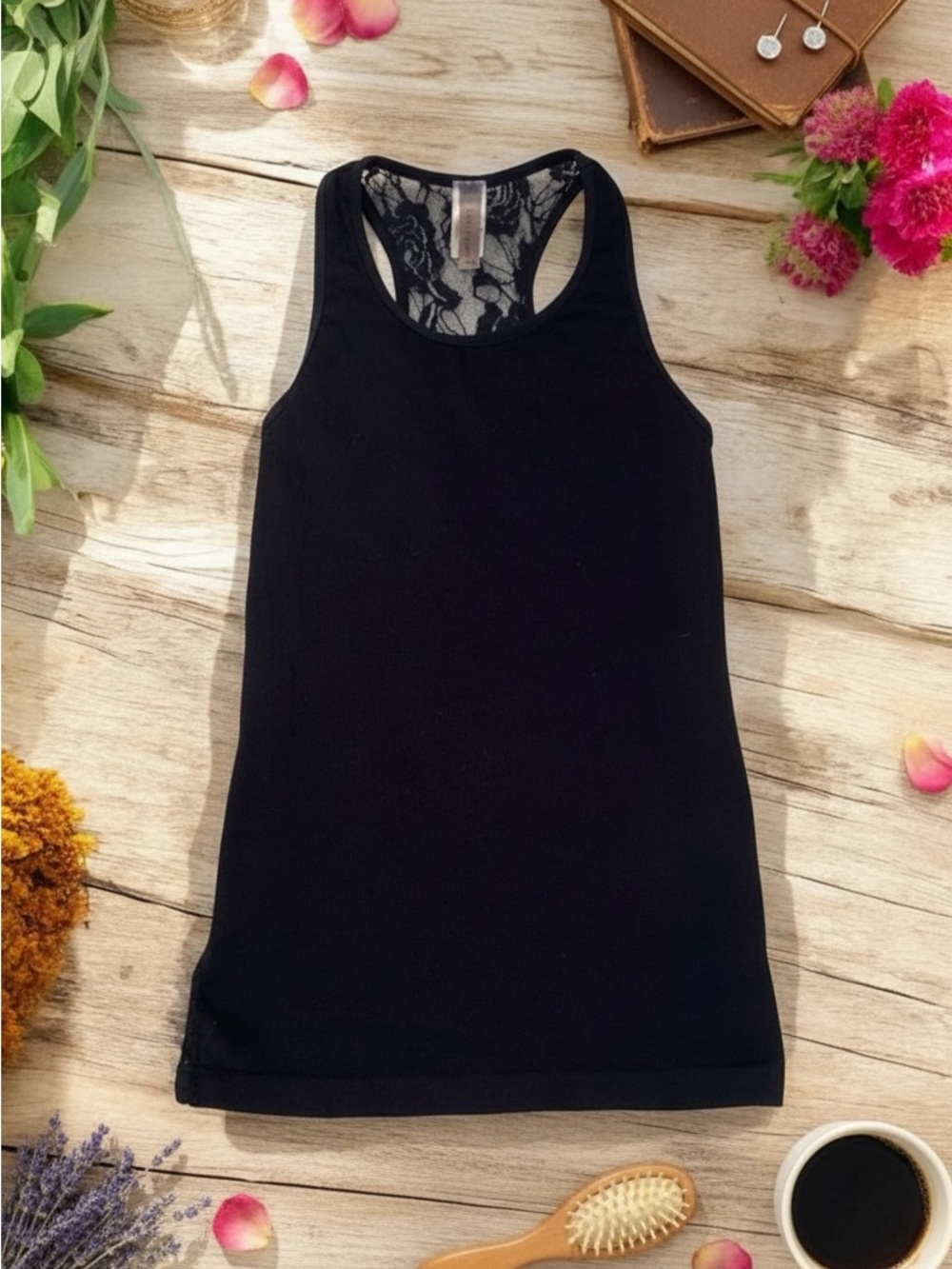 Icon Apparel Lace Tank Top one size